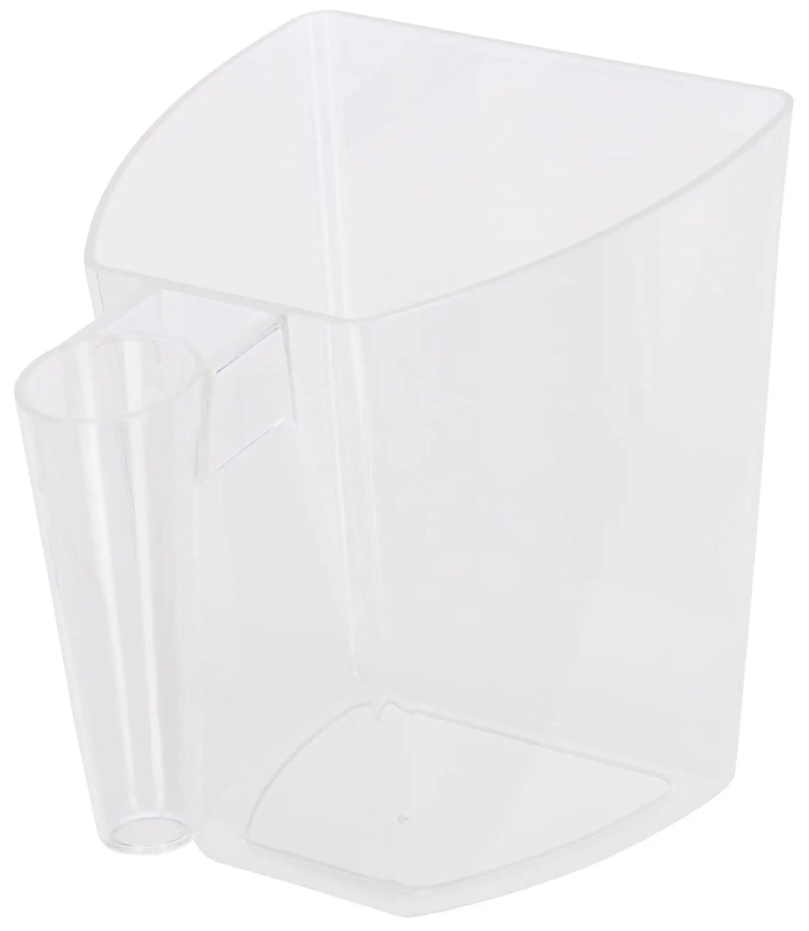 Feed scoop, transparent