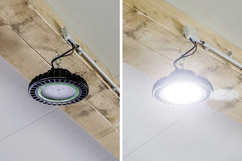 LED indoor spotlight 100 W not dimmable