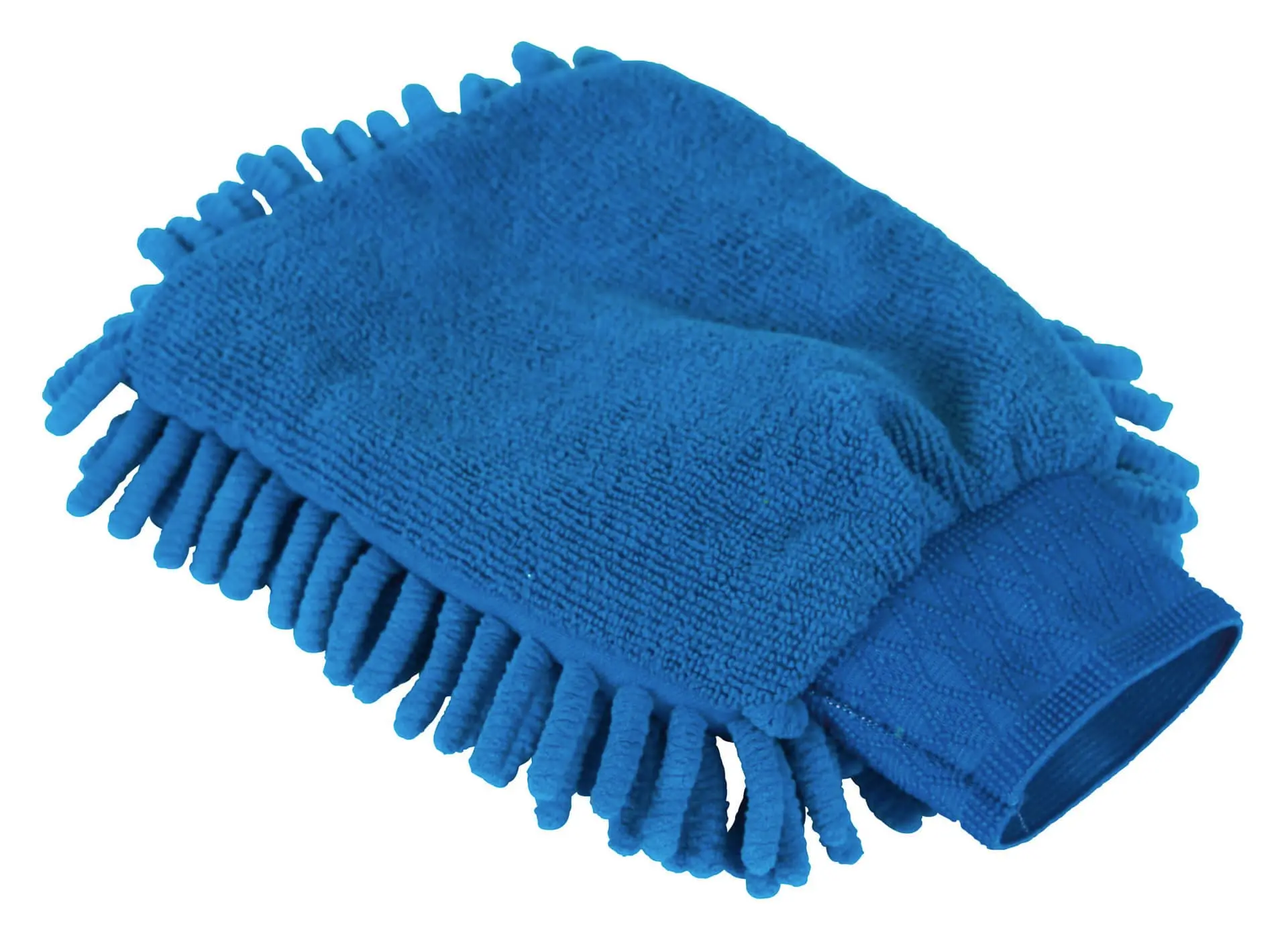 Grooming glove royal blue 20x15cm, microfibre