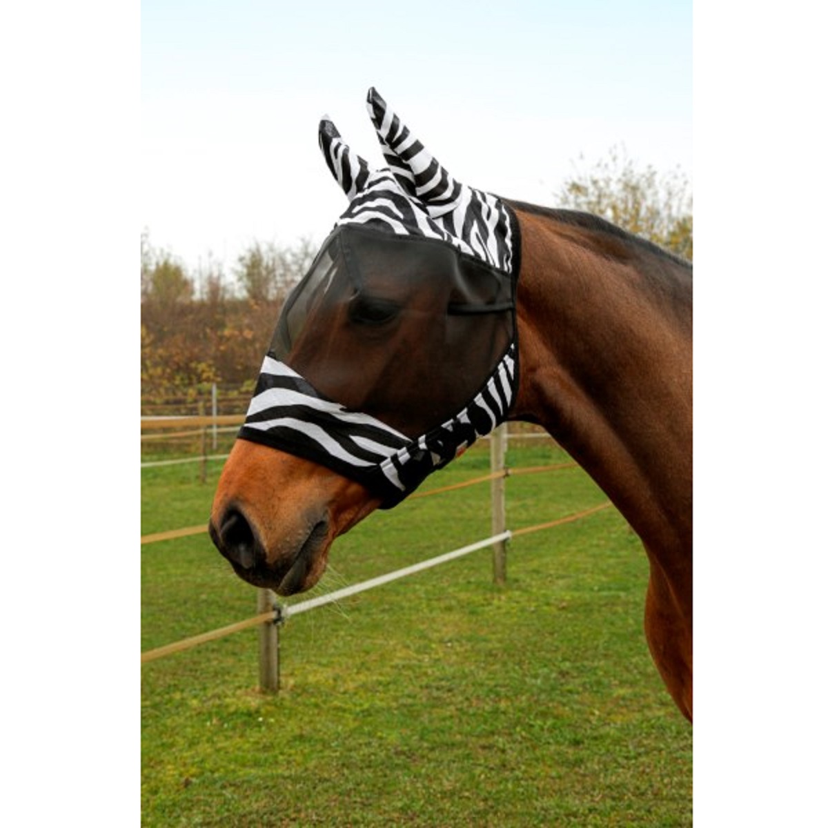 Covalliero Flymask Zebra Pony
