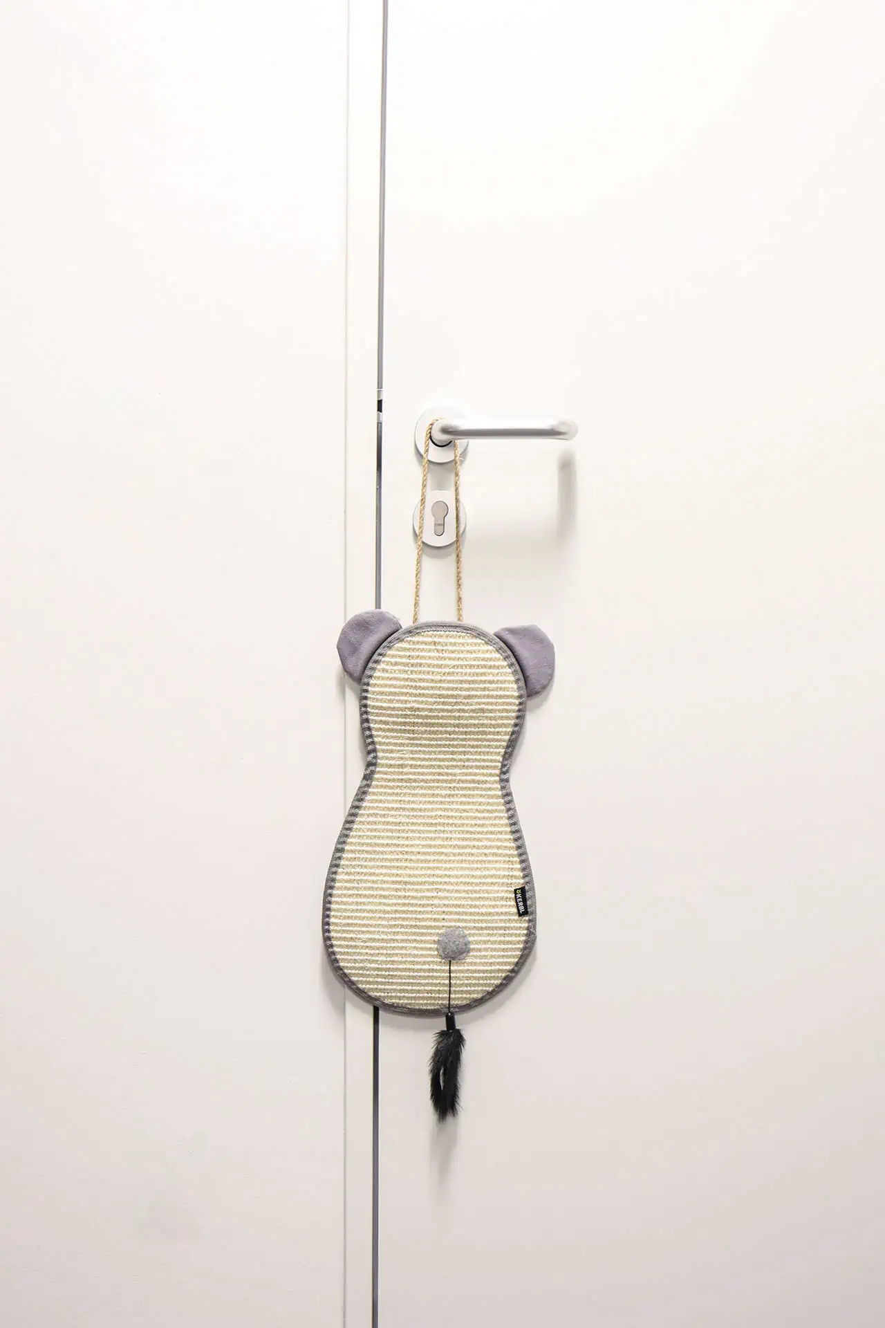 Scratch Mat for Door Handle from Sisal, 66 x 25 cm,