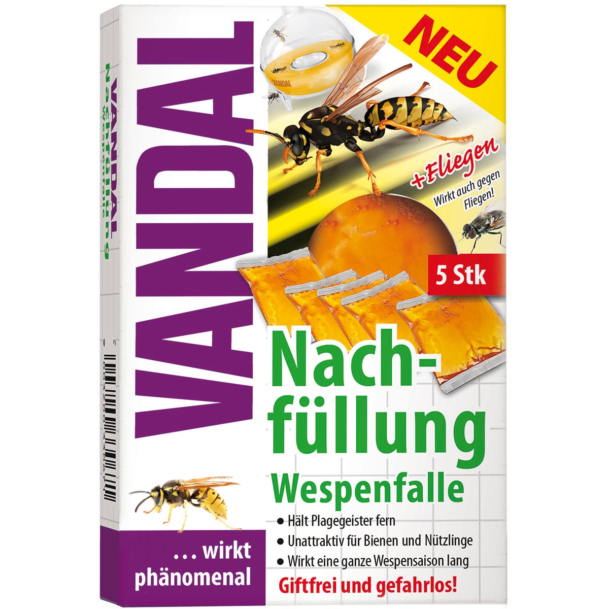 Vandal wasp trap refill 5 pcs.