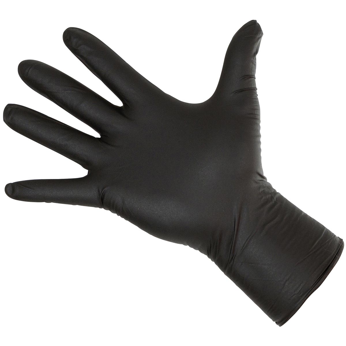 Disposable Gloves Nitrile Long Black