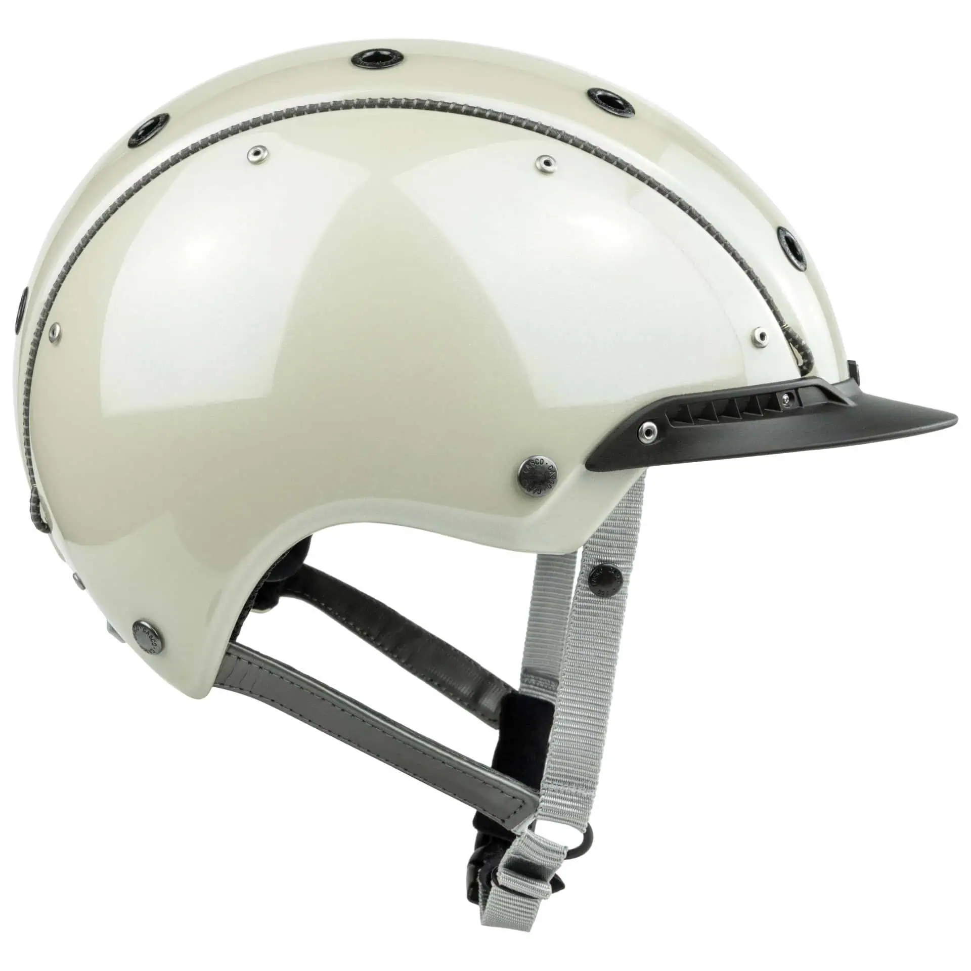 Casco Riding Helmet CHAMP 3 PLUS arabic white metallic M