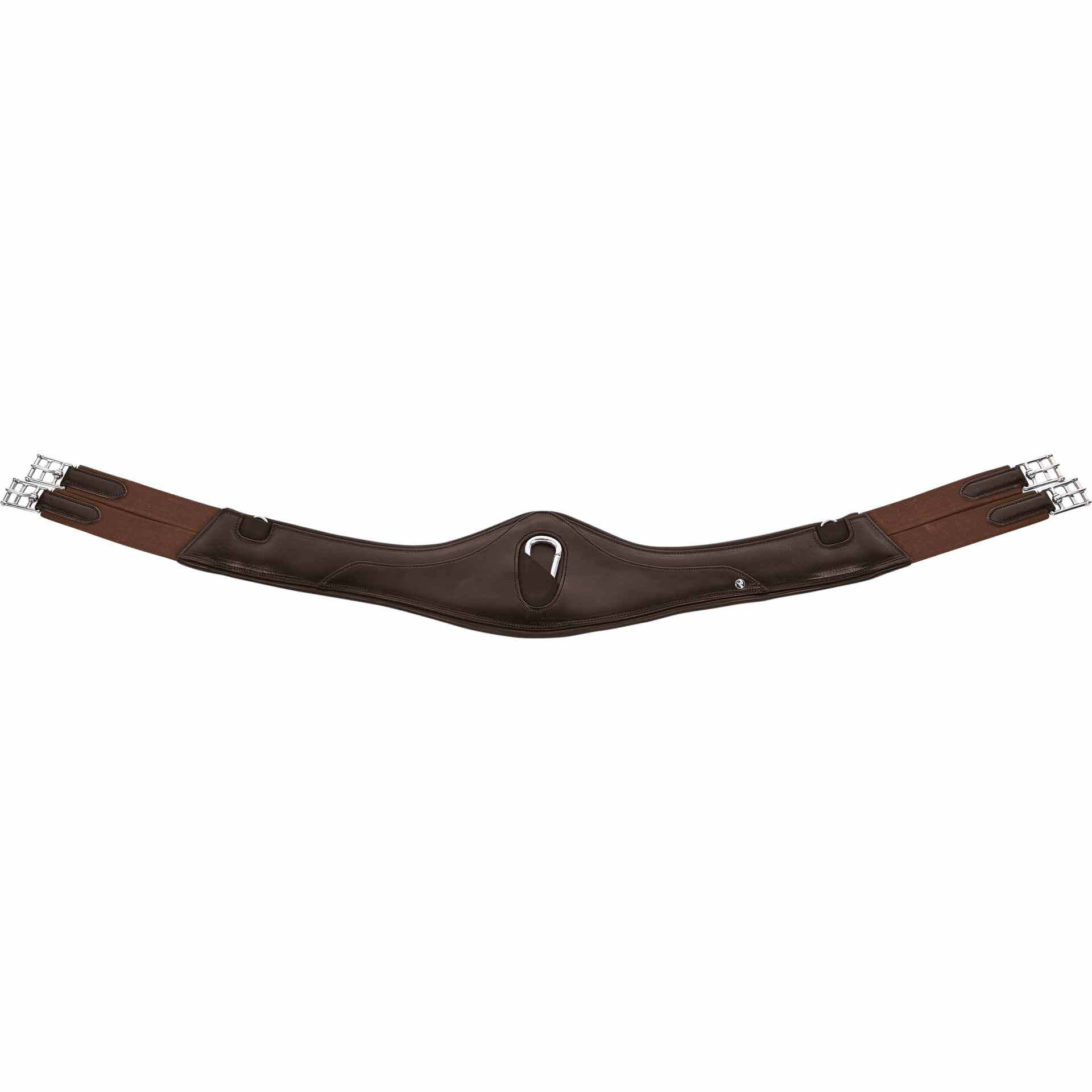 BUSSE Saddle Girth LIVORNO-LONG, elastic 125 brown