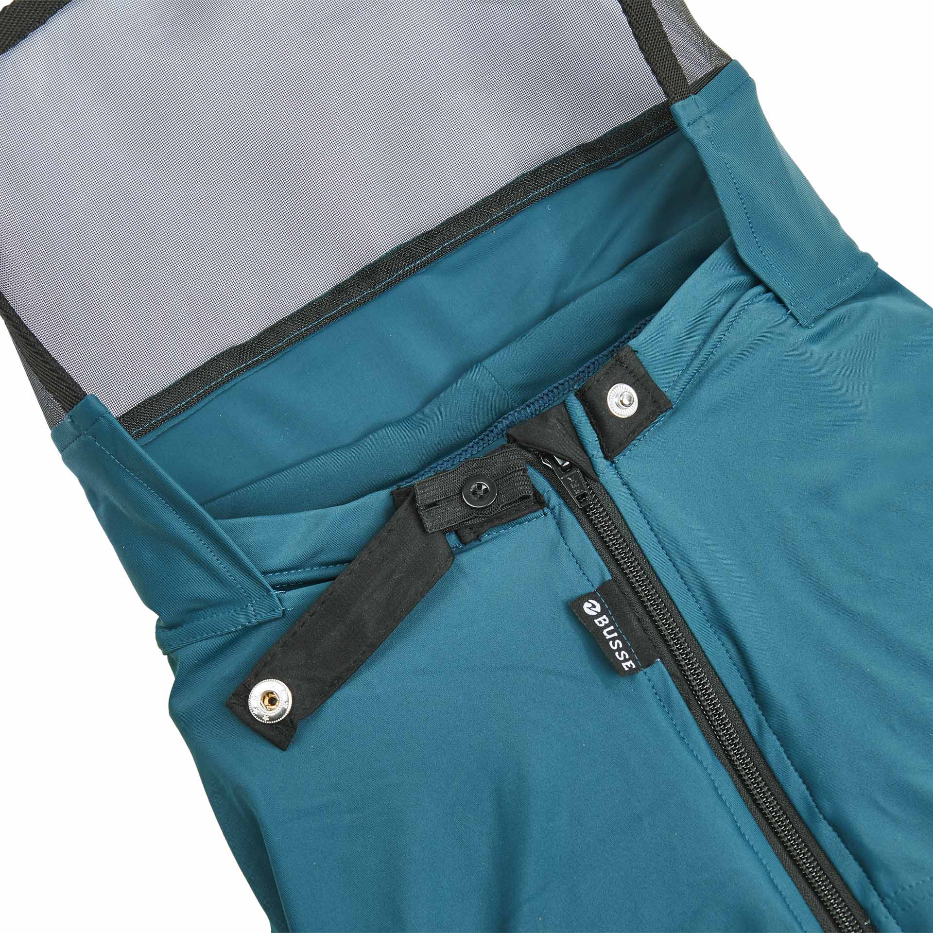BUSSE Fly Mask TWIN FIT FLEXI PLUS COB teal