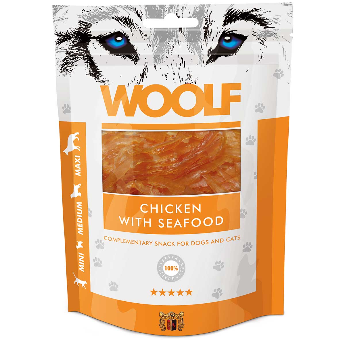 Woolf Dog treat chicken with seafood