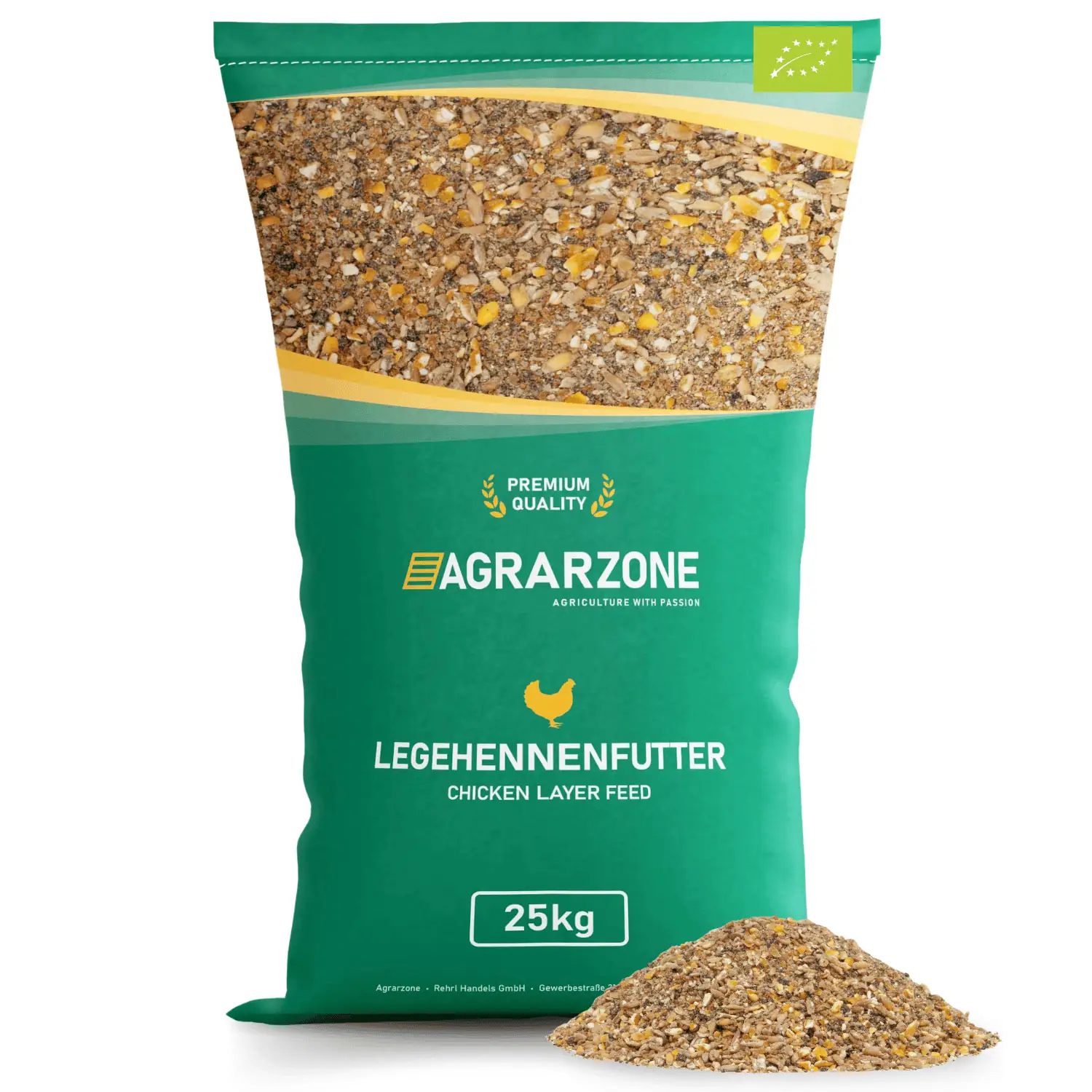 Agrarzone Organic Chicken Layer Feed Laying Meal 25 kg