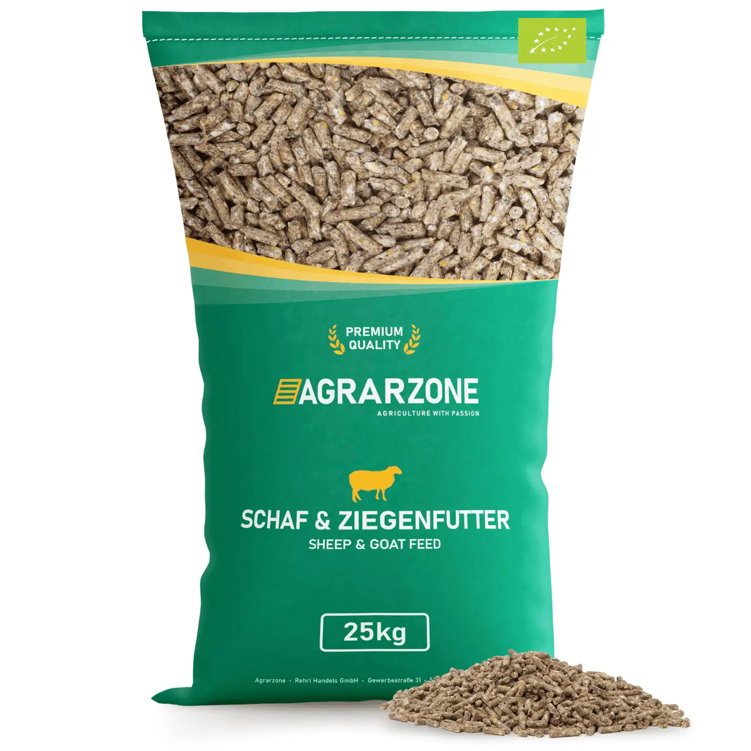 Agrarzone Organic Sheep & Goat Feed Pellets 25 kg