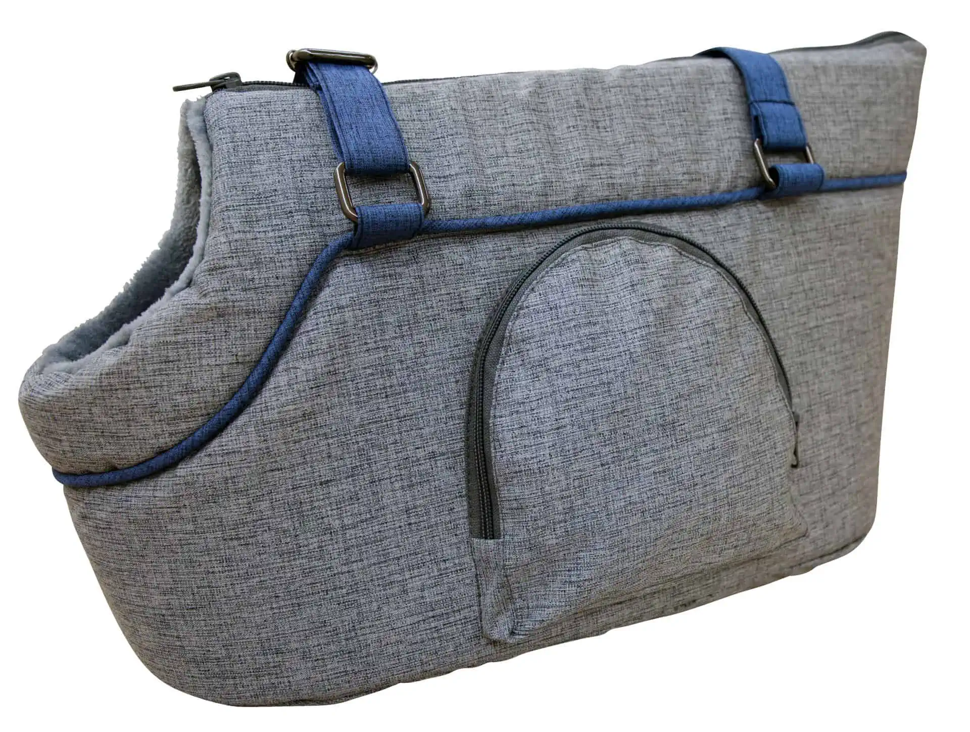 Carrier Bag Marie, grey/blue 40 x 20 x 21 cm