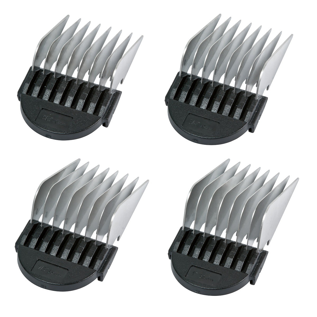 Oster Clip-on comb set 16, 19, 22, 25 mm