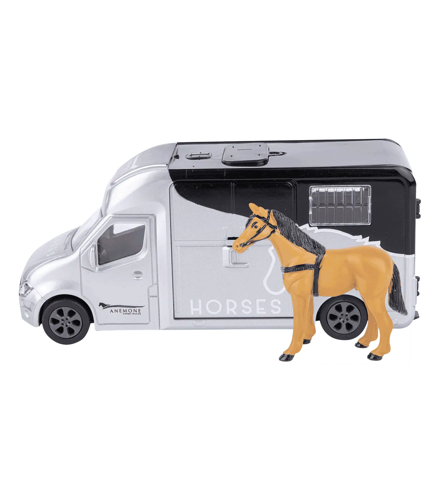 Horse trailer playset with light & sound