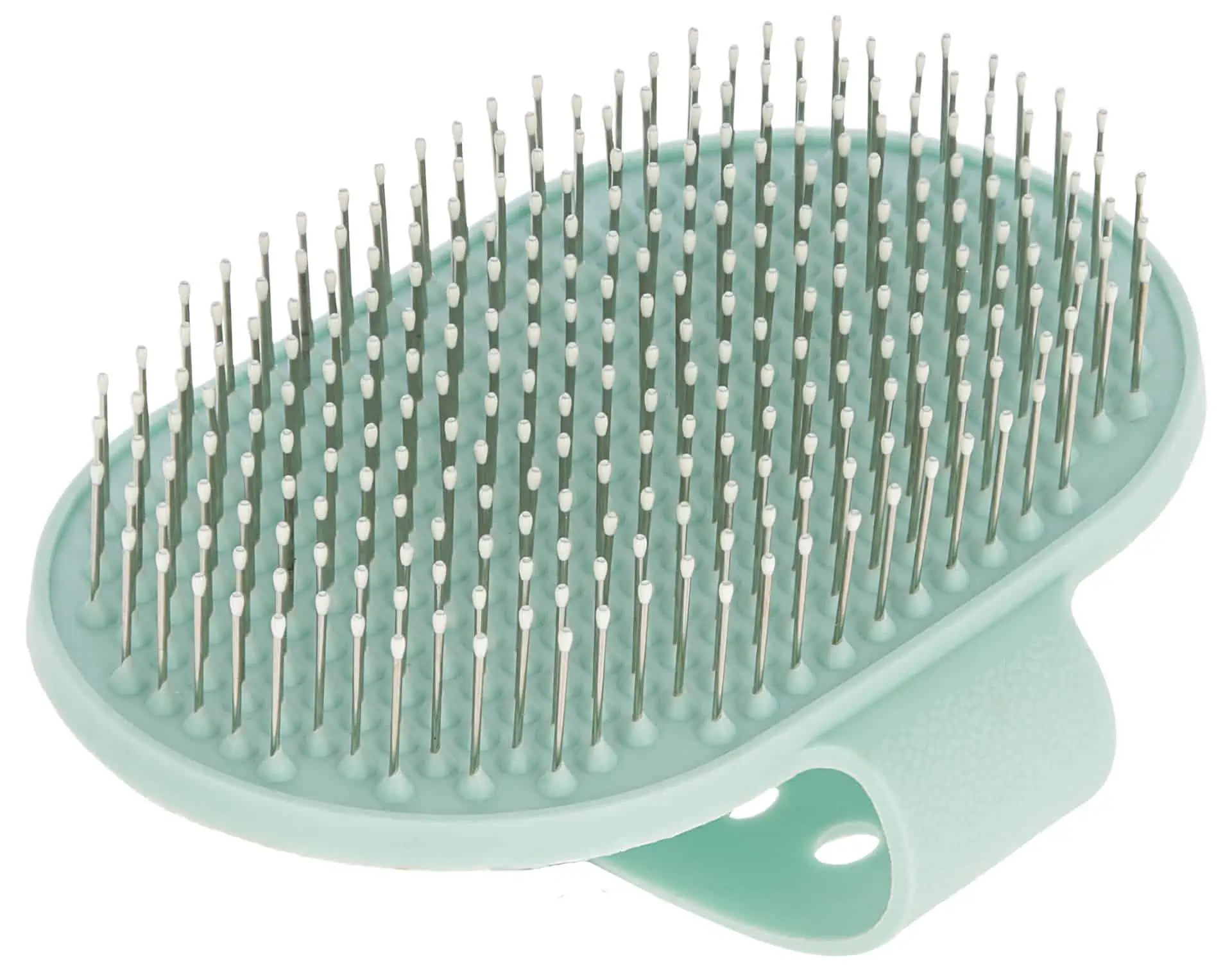 Terrier Curry Comb, 13x8cm turquoise