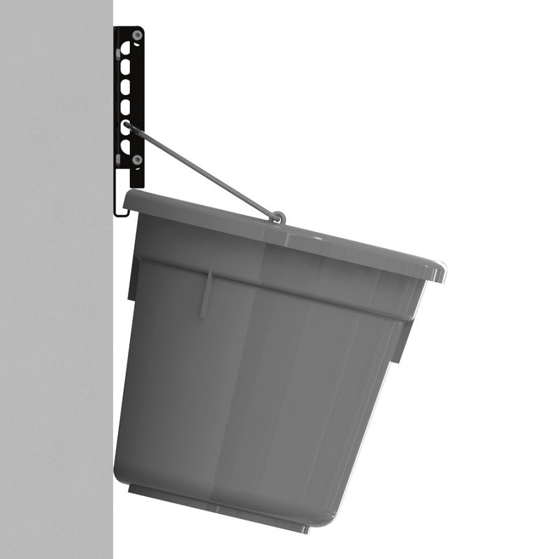 Safety wall bracket for FlatBack bucket