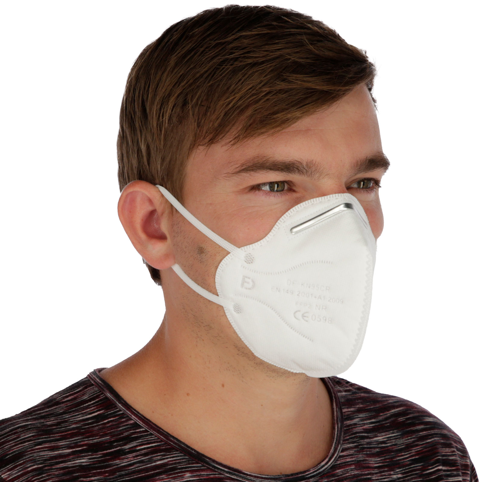 100x Respirator Mask FFP2 without valve