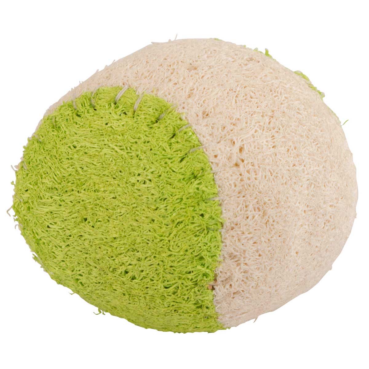 Loofah ball for dogs, ø 6cm, green