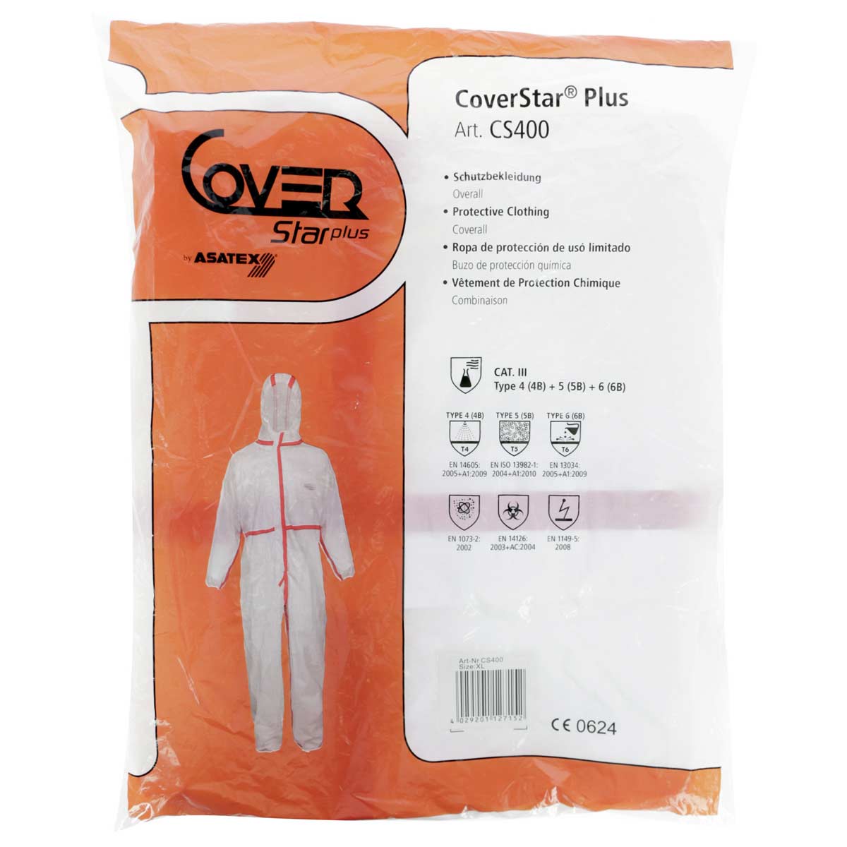 Disposable Coverall Type 4 XXL