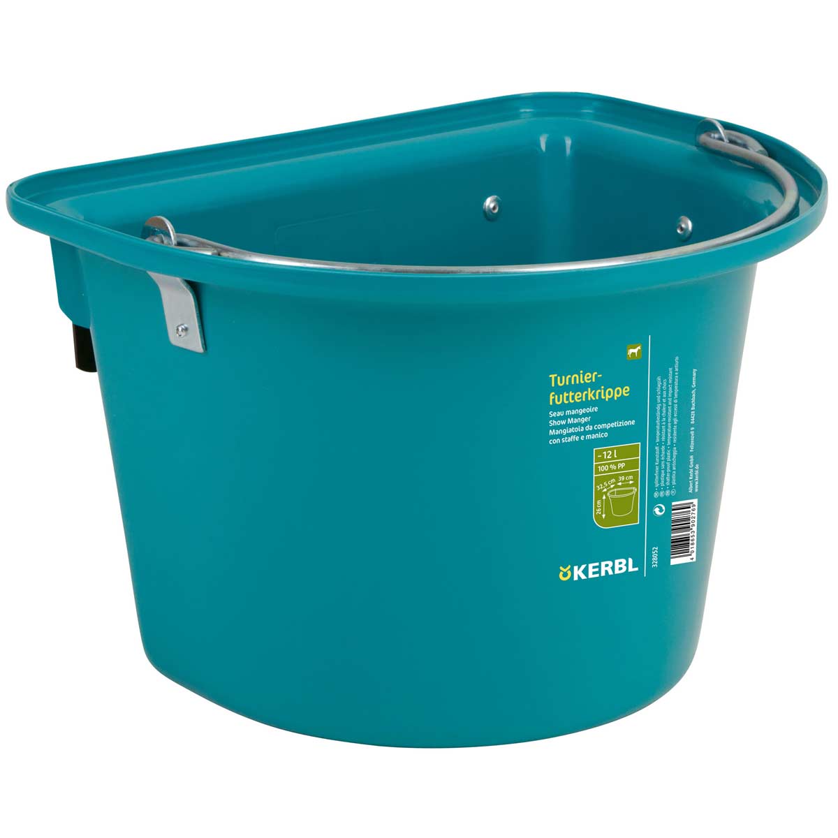 Show Manger with Hoock-in Bail 12 l turquoise