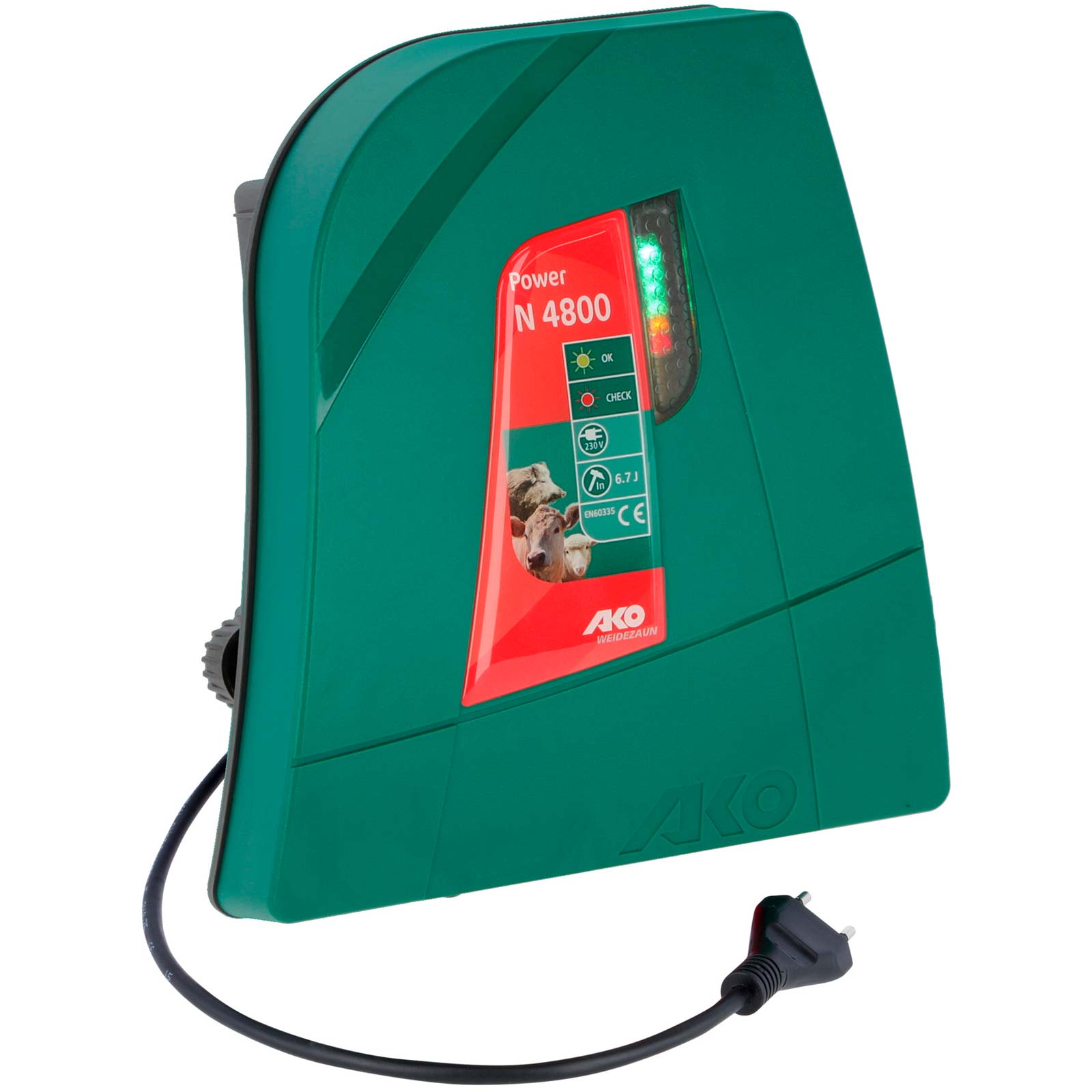 AKO Power N 4800 electric fence energiser 230V, 6,7 joules