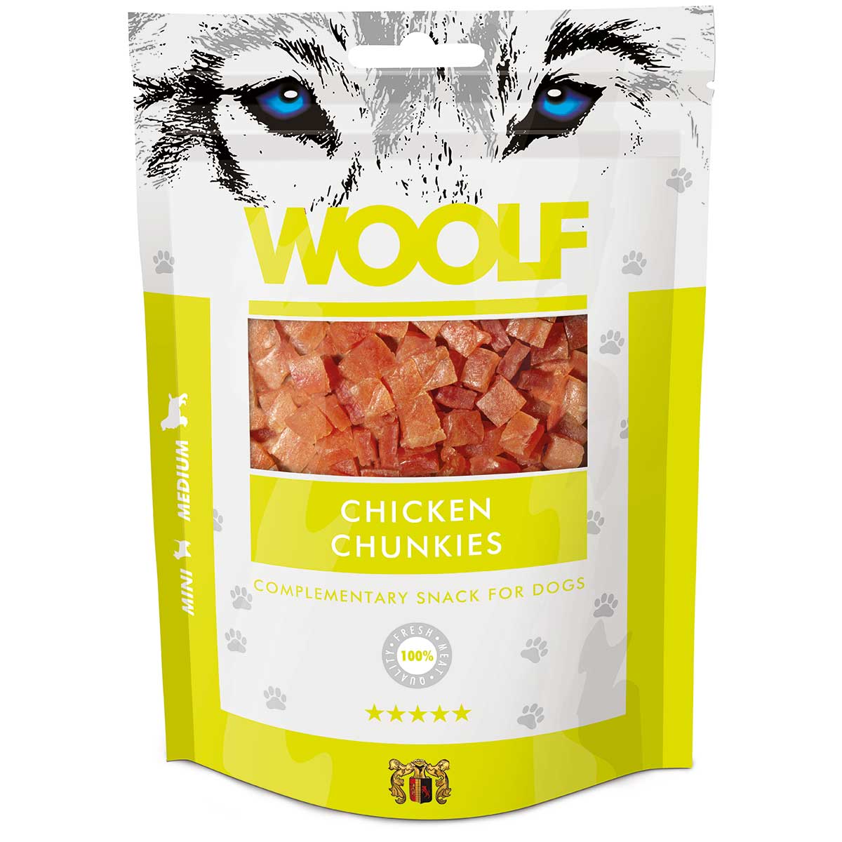 Woolf Dog treat chicken chunkies
