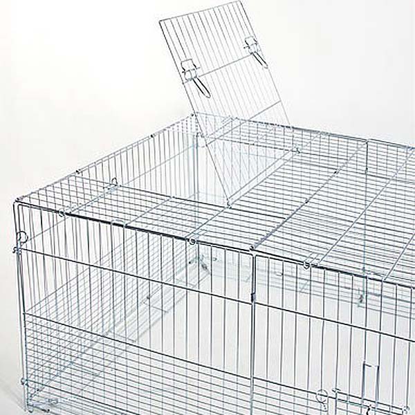 Outdoor Enclosure for Young Animals 144x112x60cm
