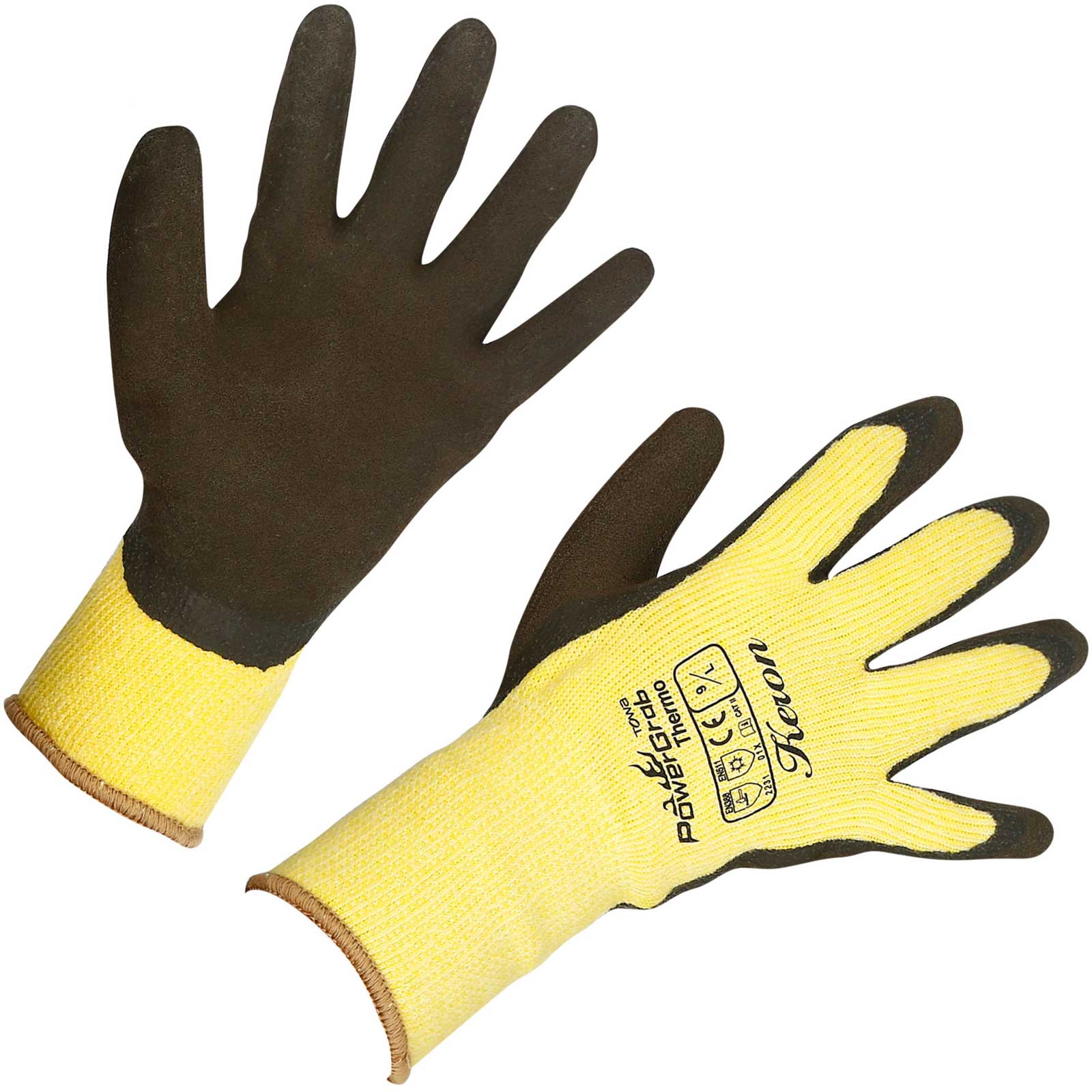 Keron Winter Glove PowerGrab Thermo yellow