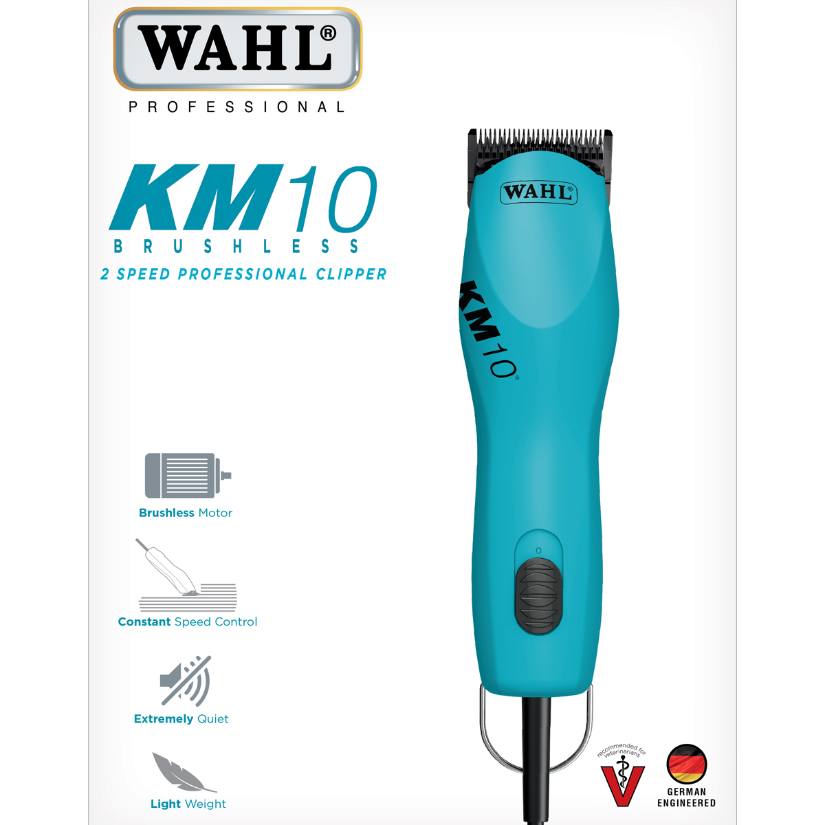 Wahl KM10 Dog Clipper with attachment comb set