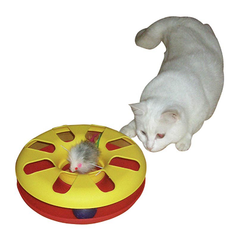 cat toy "Kitty Roundabout assorted colours, dia. 24 cm