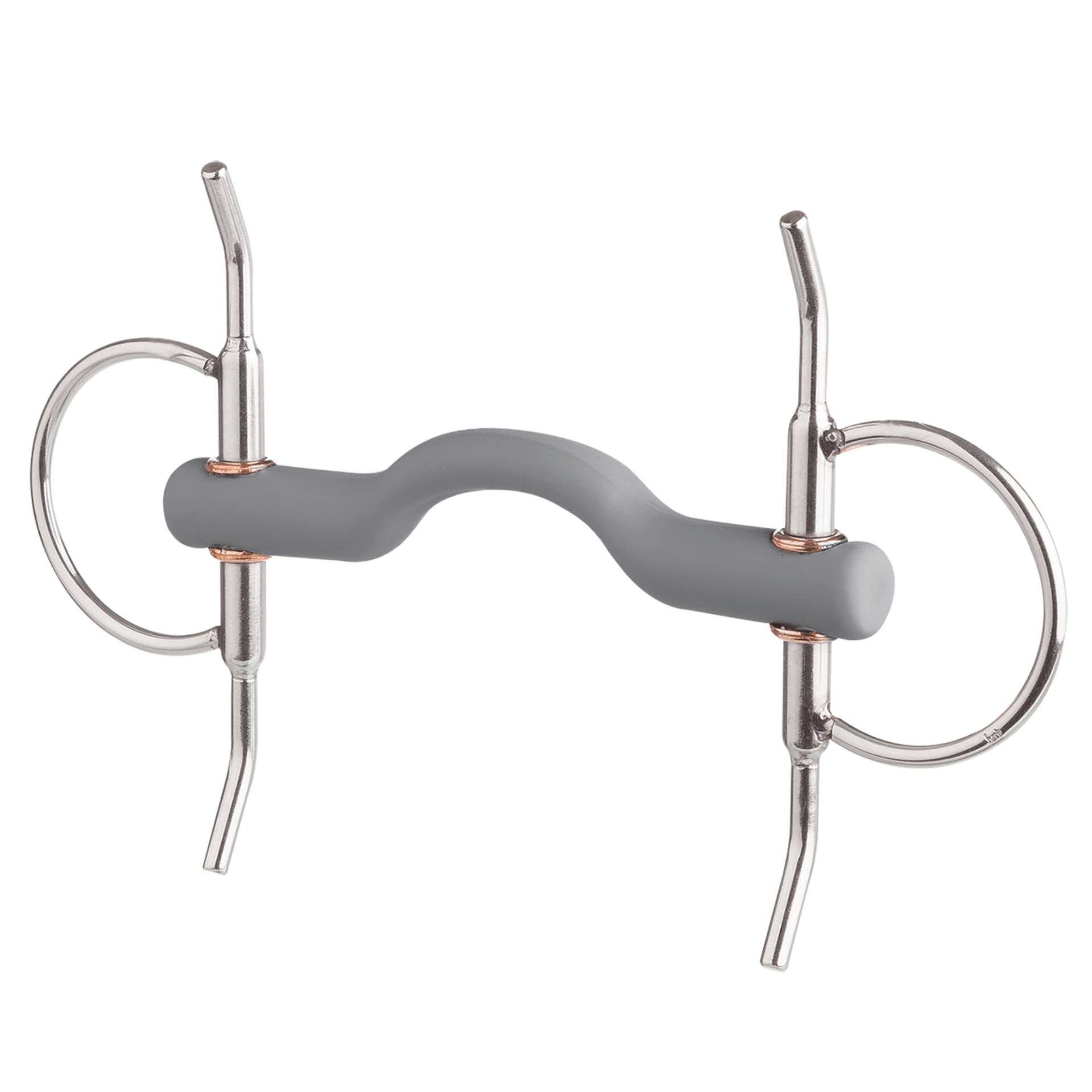 beris Full Cheek Bit with Tongue Port Bar soft 13 cm