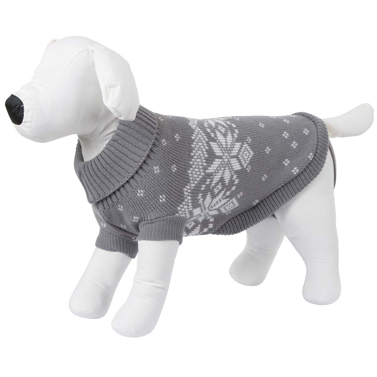 Sweater Lillehammer, grey-white 25 cm S