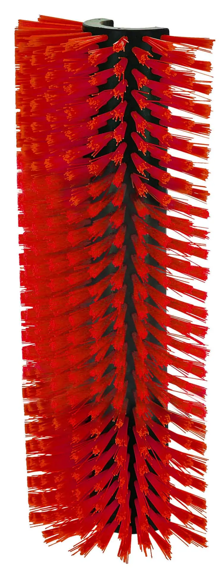 Scratching mat semicircular red
