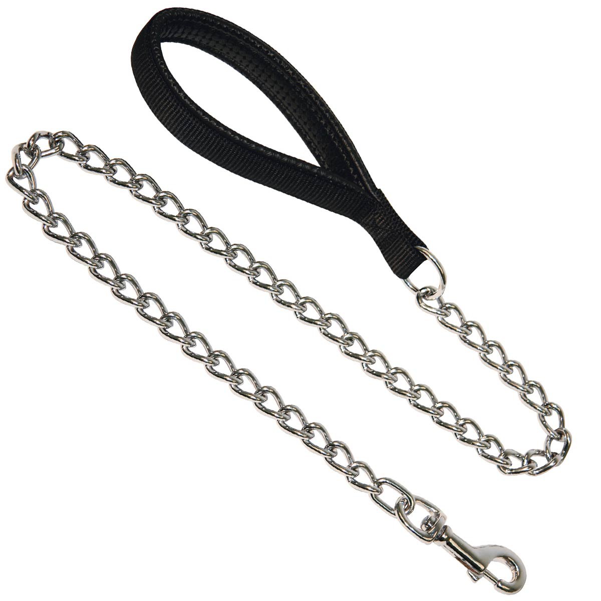 MIAMI chain leash riveted black, 18 mm, 100 cm
