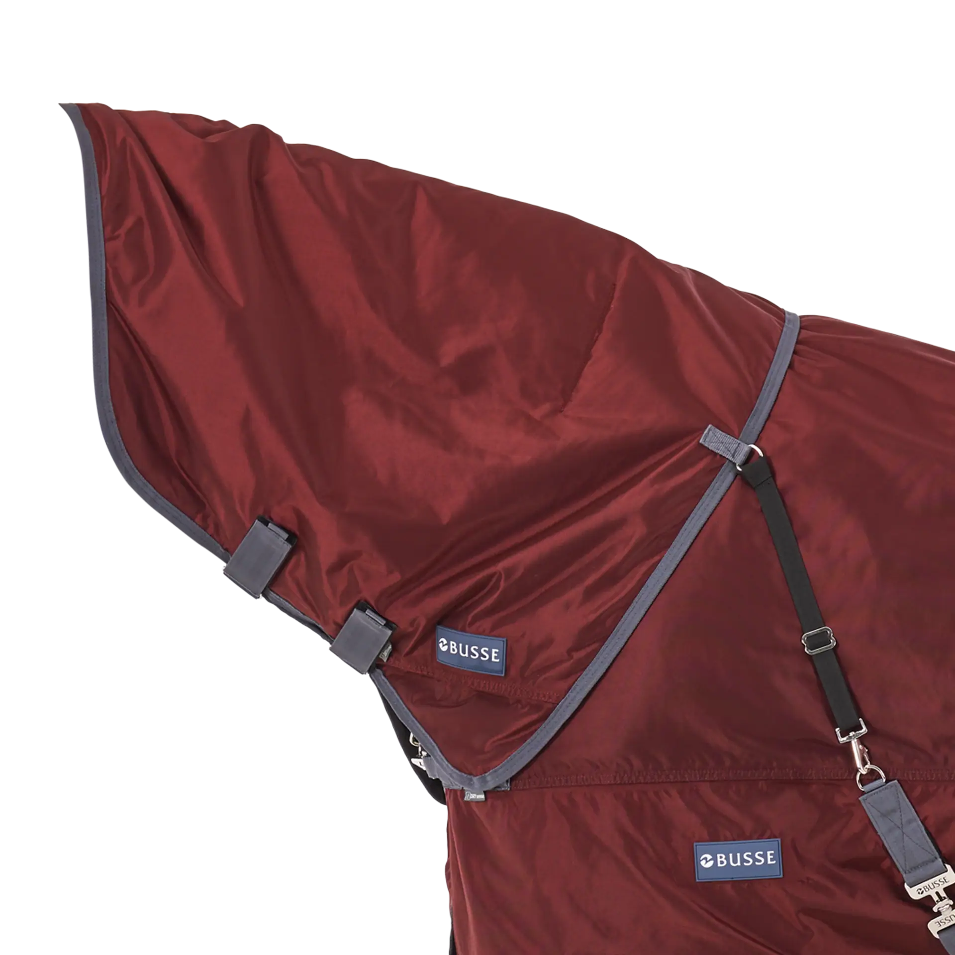 BUSSE Neck Cover FLEXIBLE PRO 100 M bordeaux/gray