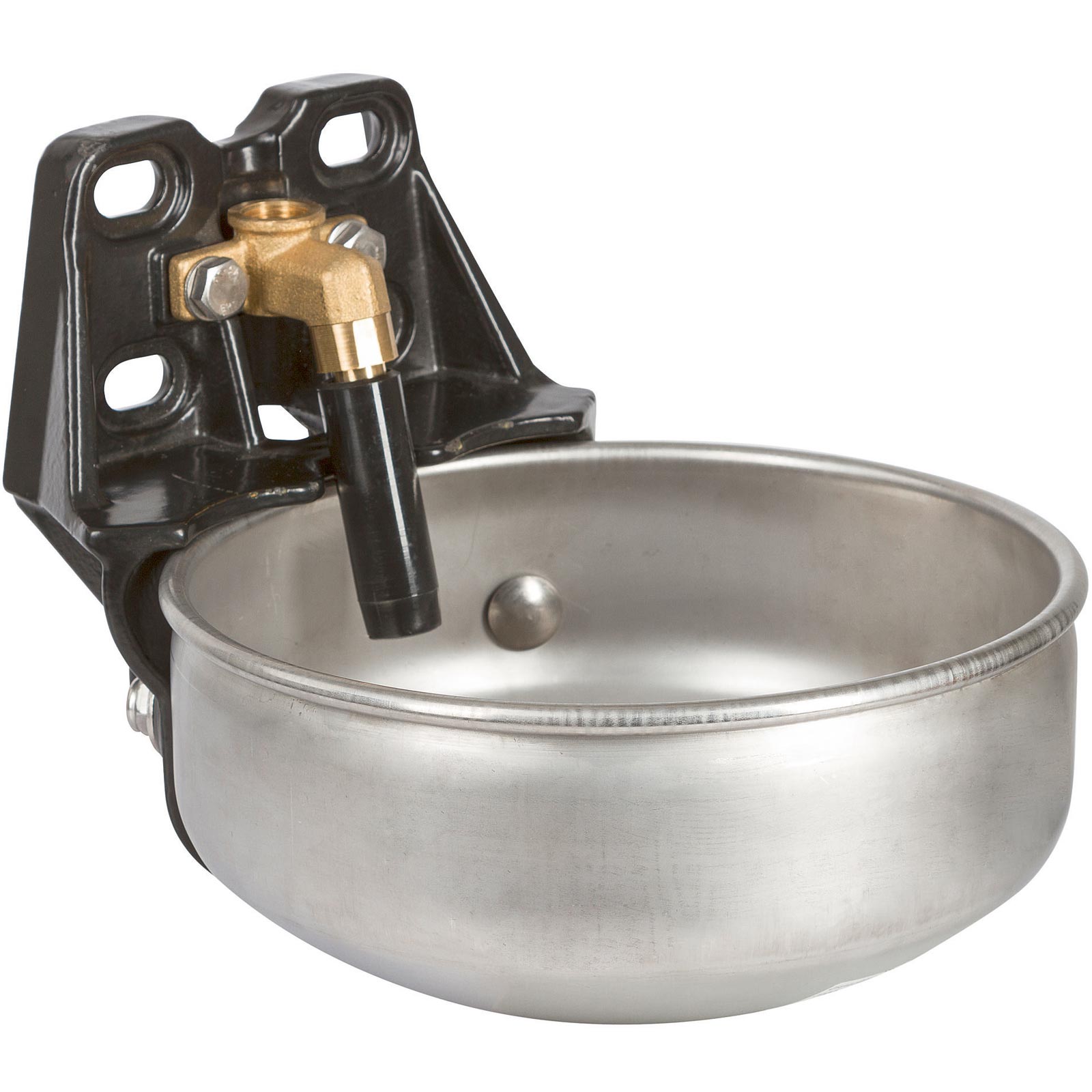 Water bowl stainless steel E21 with tube valve