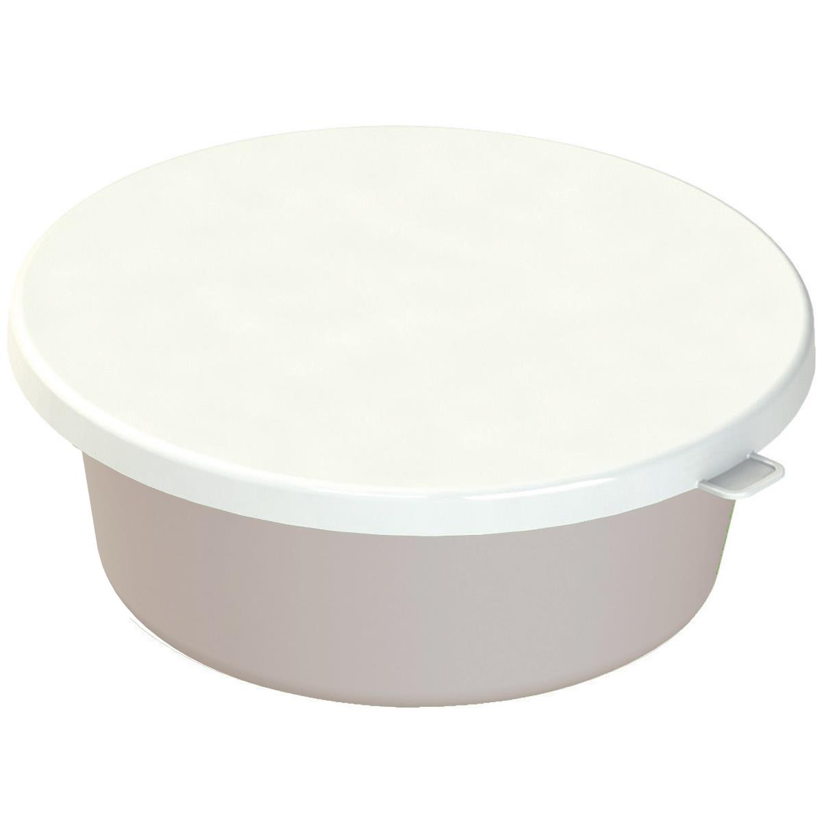 food bowl with lid 6L grey