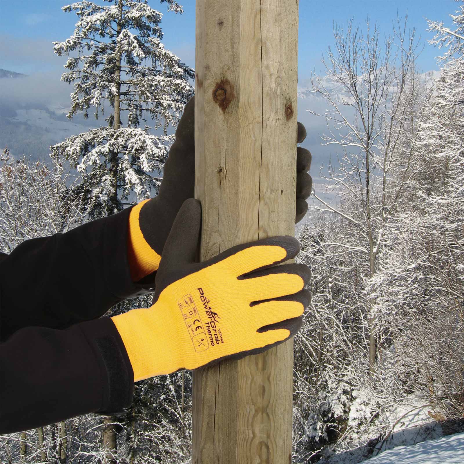 Keron Winter Glove PowerGrab Thermo yellow