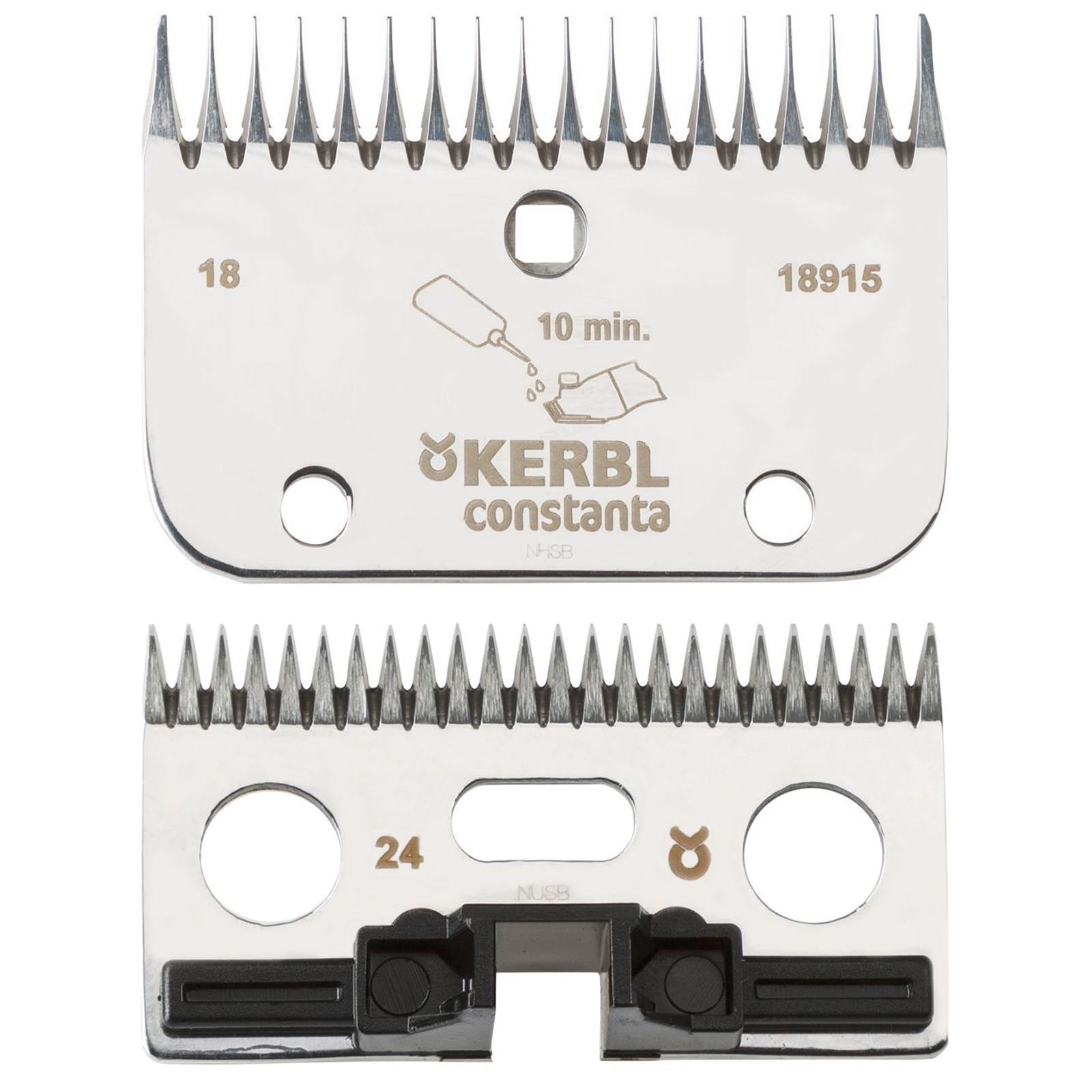 Kerbl Clipper Blade Set for ConstantaRodeo 3,0 mm, R6, 24/18 teeth