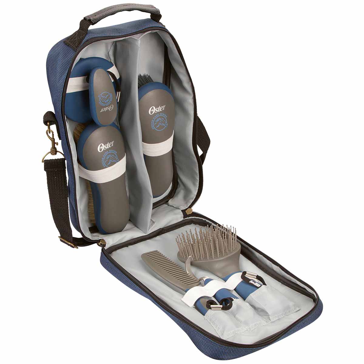 Oster Equine Care Series 7-Piece Grooming Kit - Blue