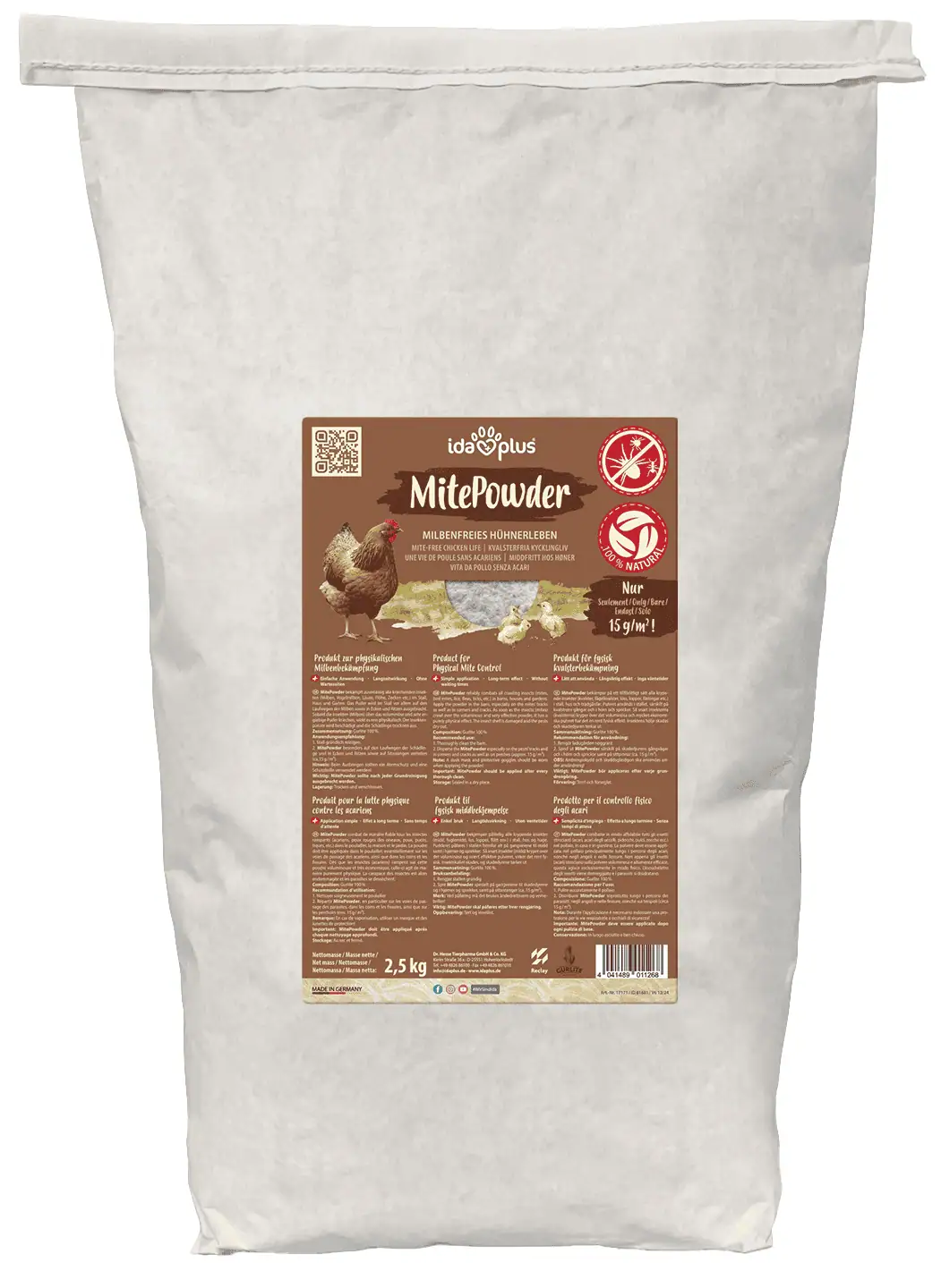IdaPlus MitePowder 2,5 kg