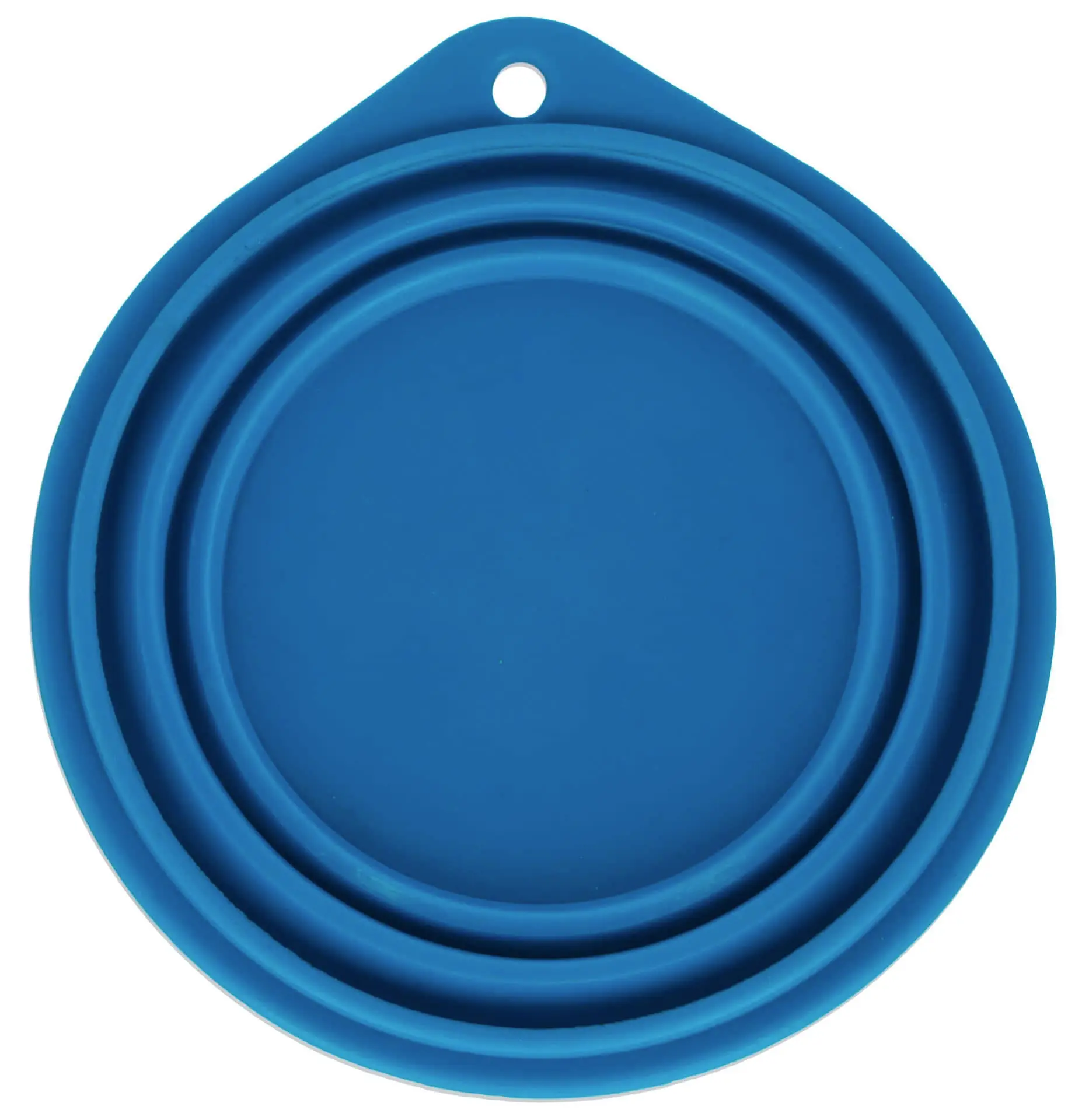 Silicone Travel Bowl (folding) 250 ml, blue