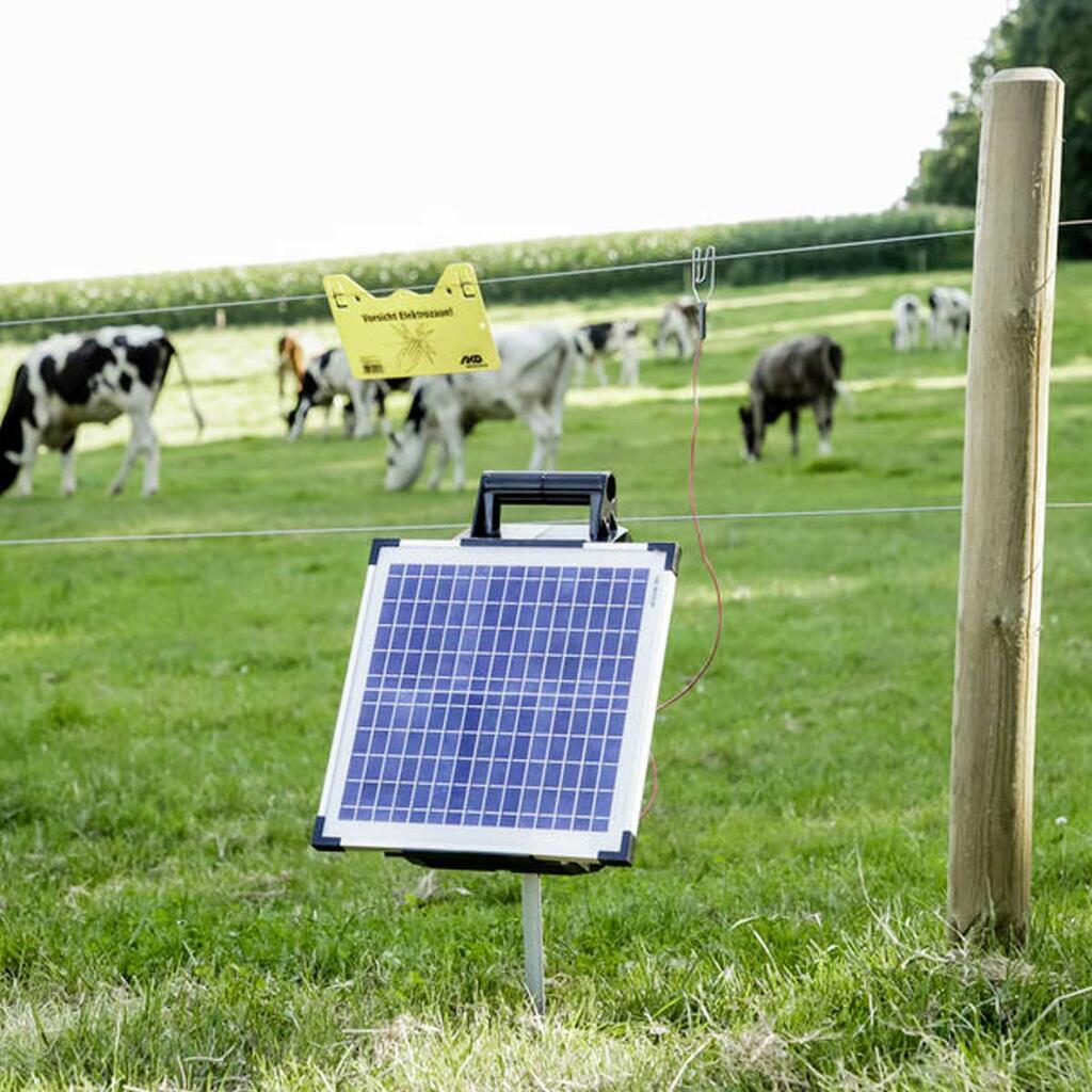 Agrarzone poultry fence set Sun Power S1500 SOLAR 12V, 2.3J, net 50m x 112cm, green