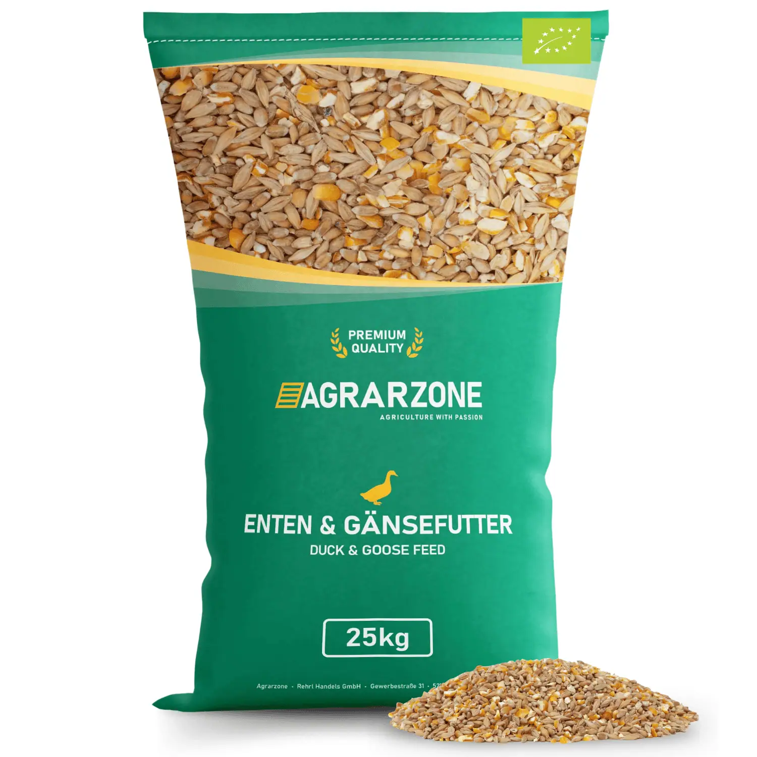 Agrarzone Organic Duck & Goose Feed Grains 25 kg