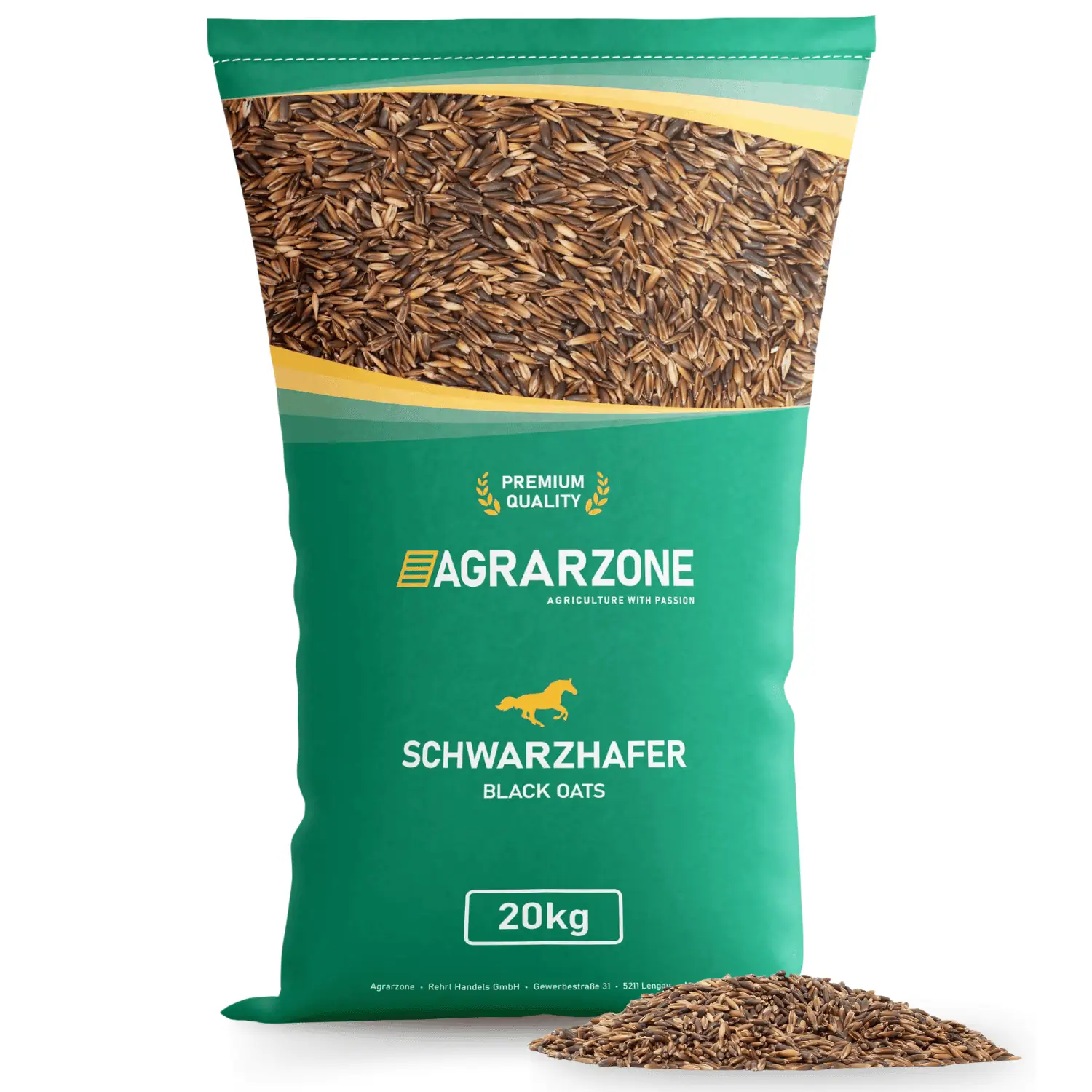 Agrarzone Black Oats cleaned/dust-free 20 kg