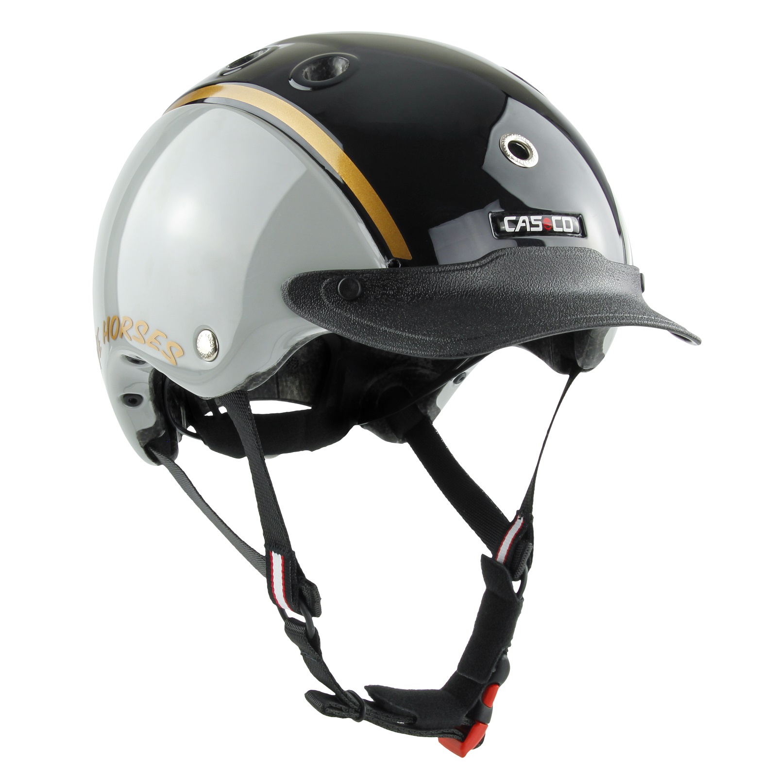 Casco NORI riding helmet for children sand-black-copper XS