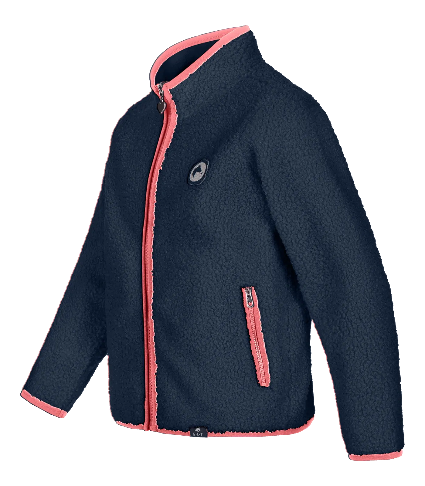 Lucky Lana Fleece Jacket, kids midnight blue/lucky heart 104/110