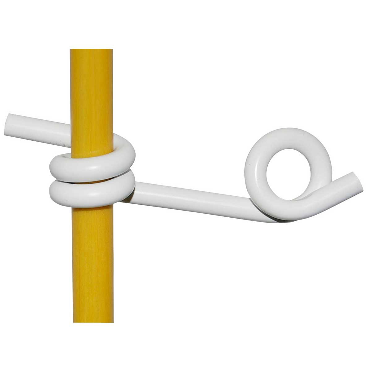 Plastic eyelets for round fibreglass posts up to 10 mm