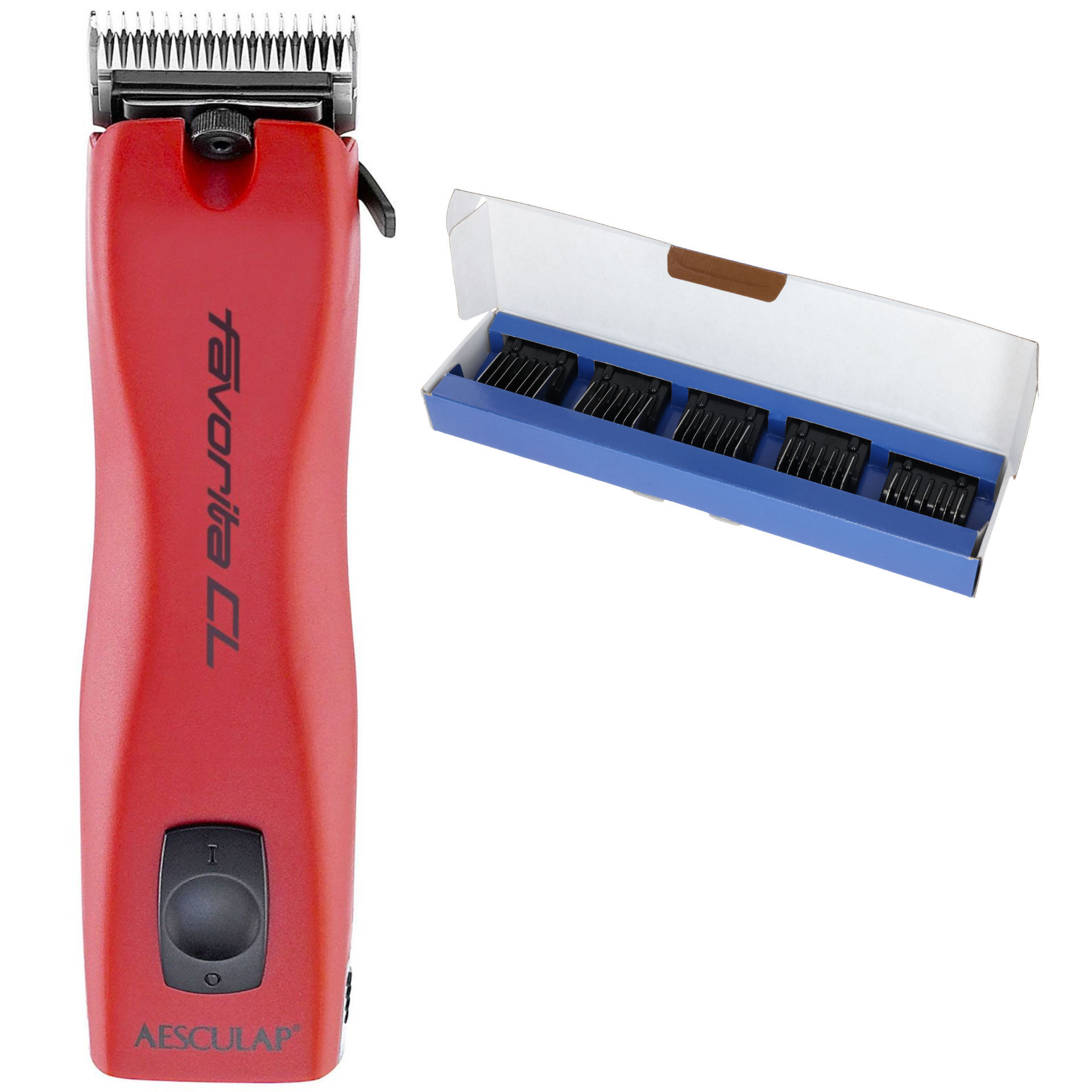 Aesculap Favorita CL Clipper 2x battery with attachment comb set