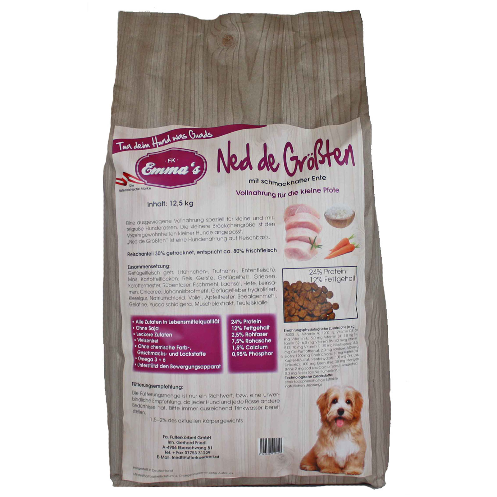 Emmas Dog food Ned de Größten 12,5 kg