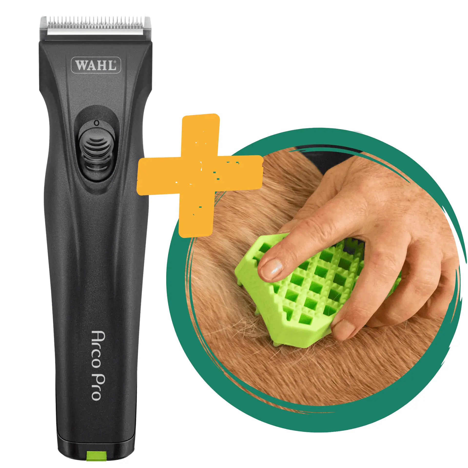 Wahl Arco Pro Clipper 1x battery + free Sheddy Brush