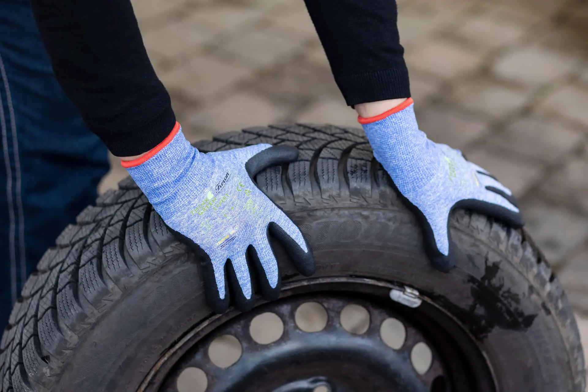 Glove ThinkGreen Expert blue, Nitrile Foam size 10/XL